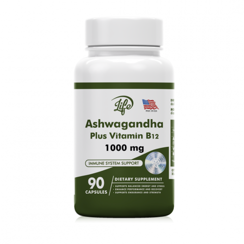 Ashwagandha + B12 X 90 Cápsulas