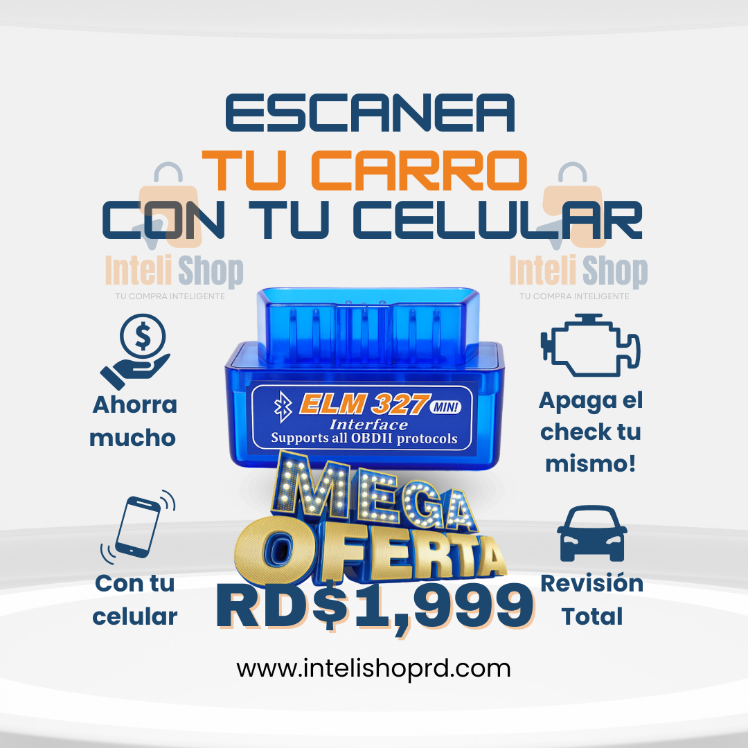 Escáner de Diagnóstico Automotriz Bluetooth