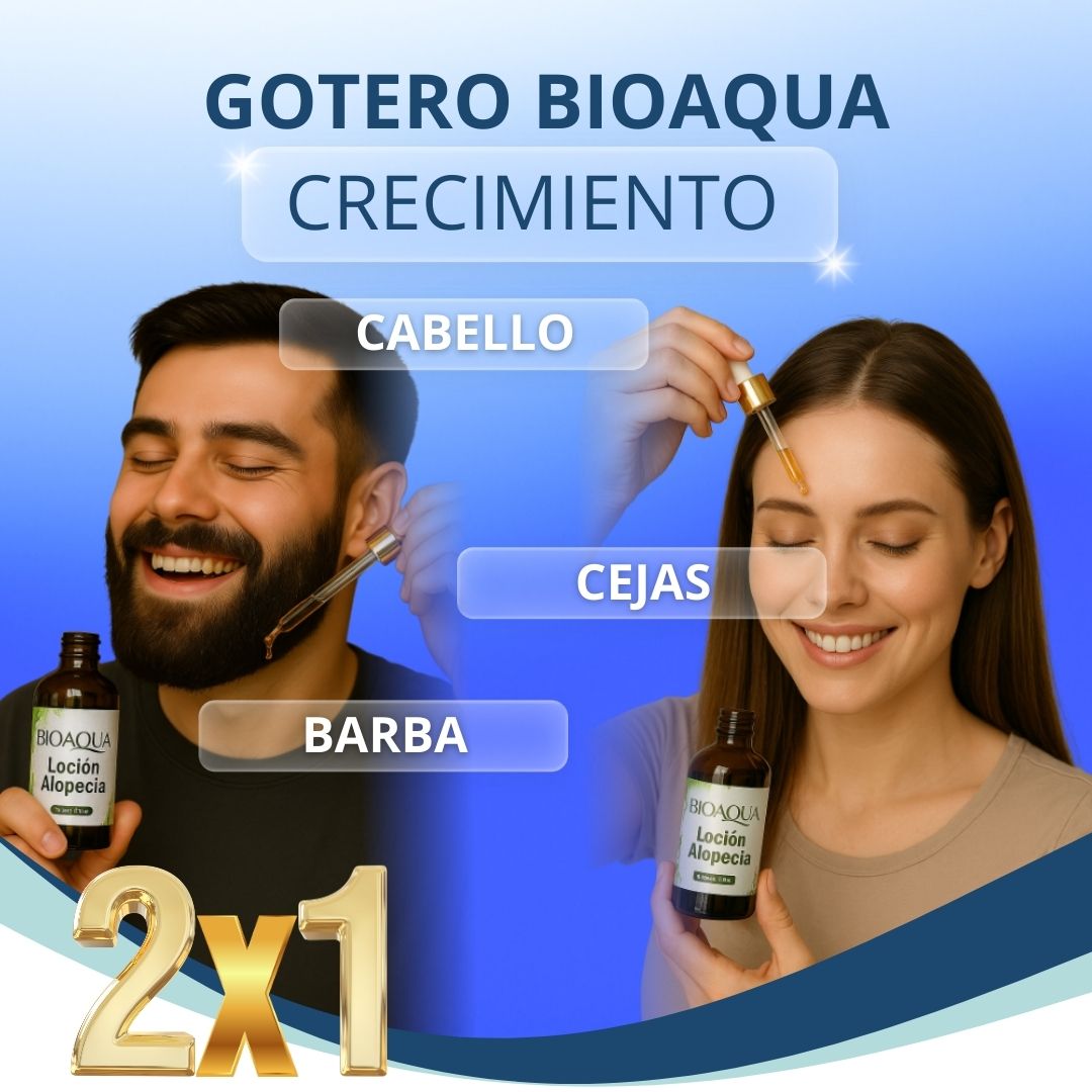 Crecimiento 3 en 1: Cabello, Barba y Cejas- OFERTA 2X1