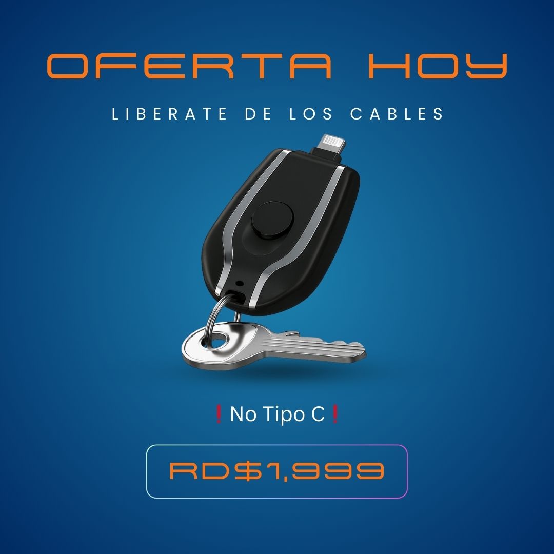 Cargador Llavero para IPHONE ❗No tipo C❗