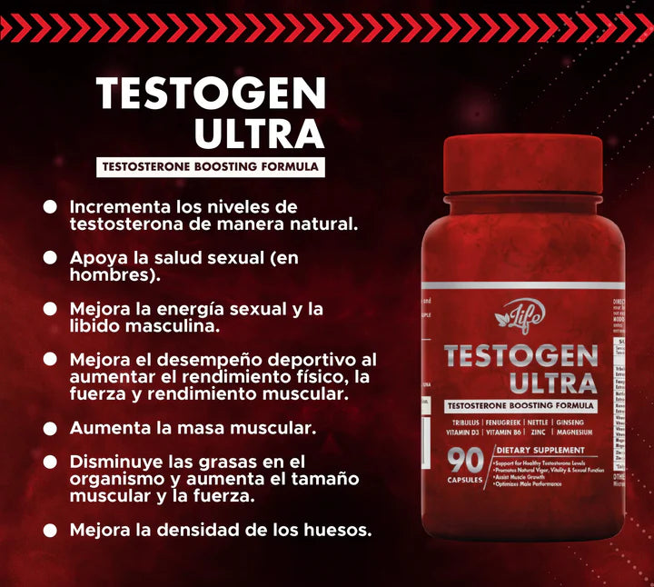 Potenciador de Testosterona- Testogen Ultra