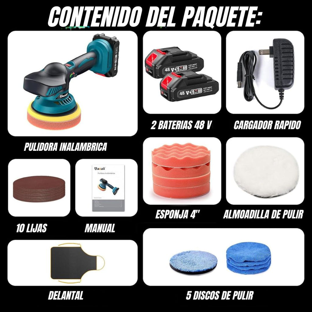 ⭐ Pulidora Inalámbrica + GRATIS 1 SOPORTE PARA CELULAR ⭐