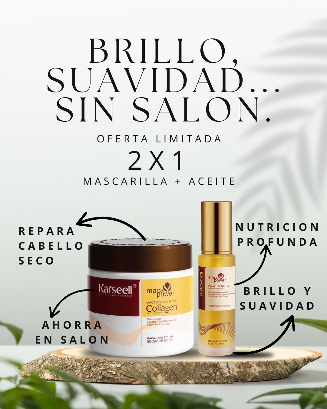 Karseell: Combo 2x1 Mascarilla + Aceite
